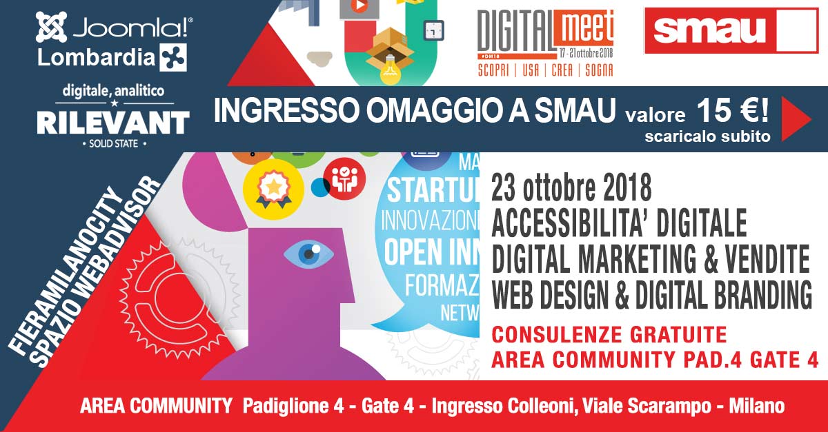 banner joomla smau ingresso digital meet