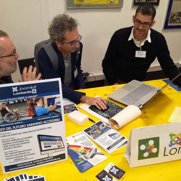 Una demo del nuovo template accessibile dell associazione Joomla Lombardia