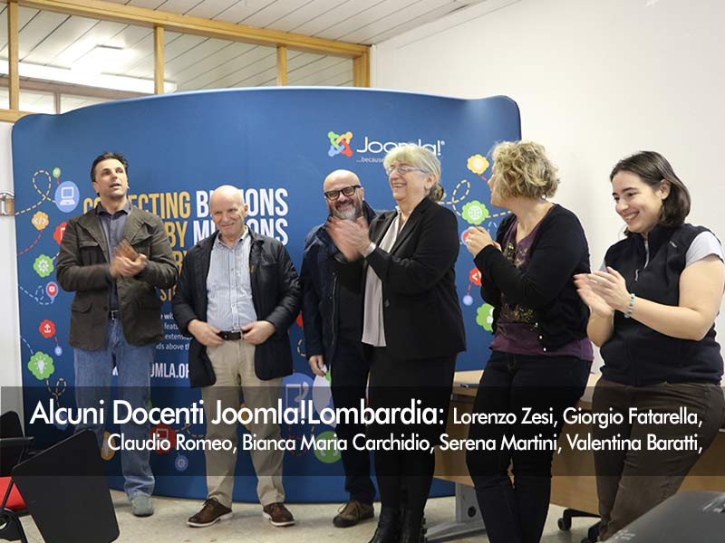 Alcuni docenti di Joomla Lombardia