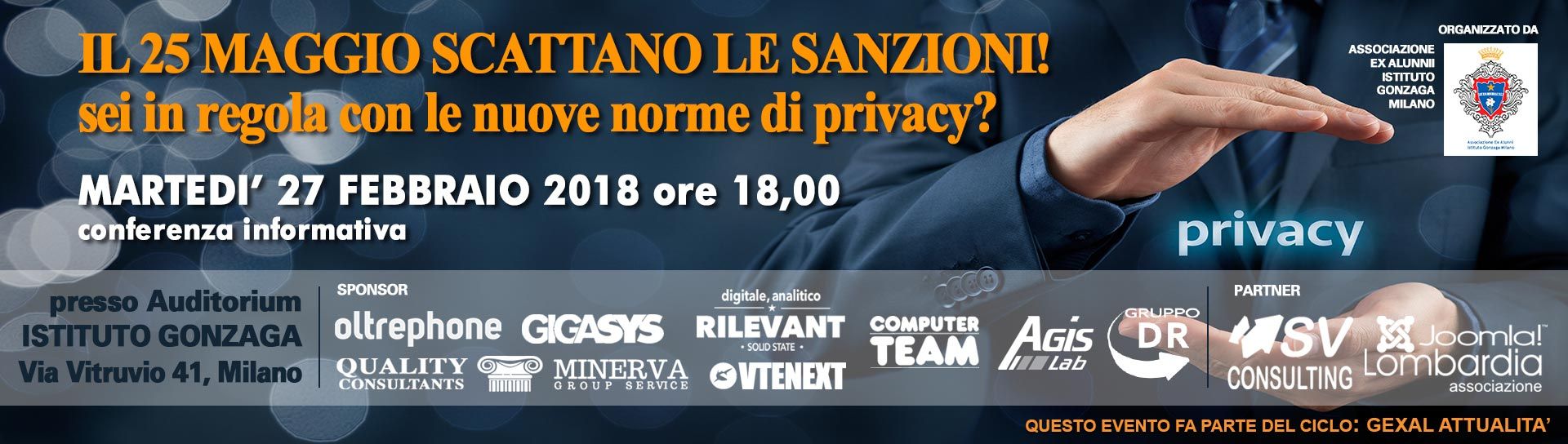 GDPR nuova legge sulla privacy