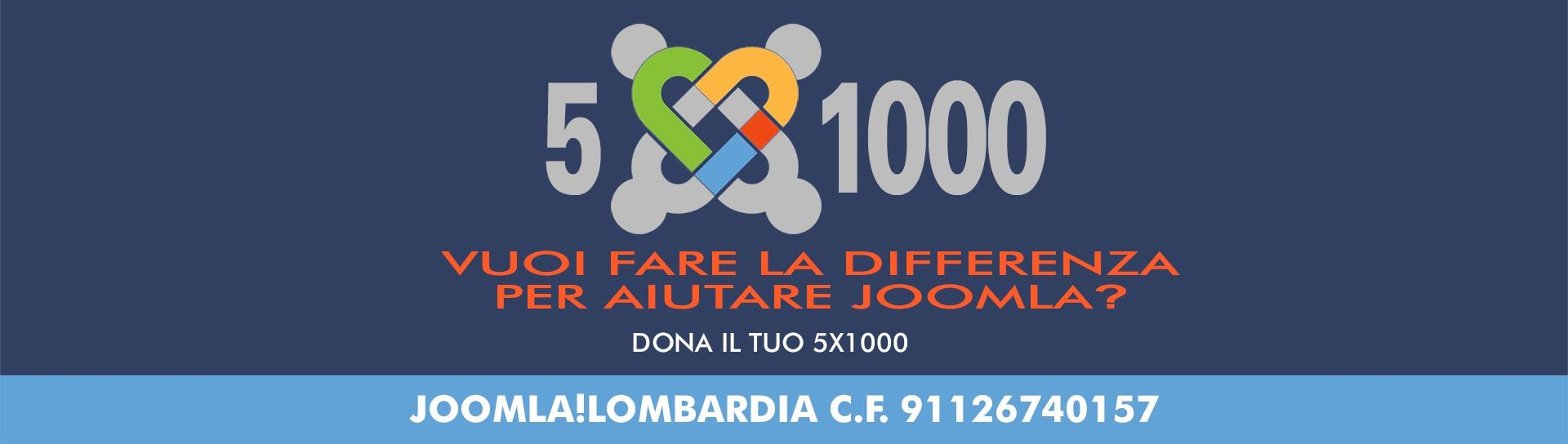 dona il 5x1000 a Joomla lombardia